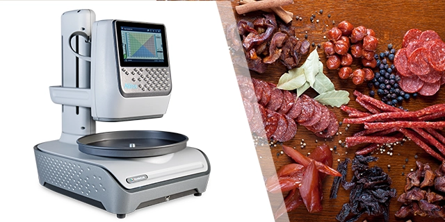 HunterLab Aeros spectrophotometer and images of meat